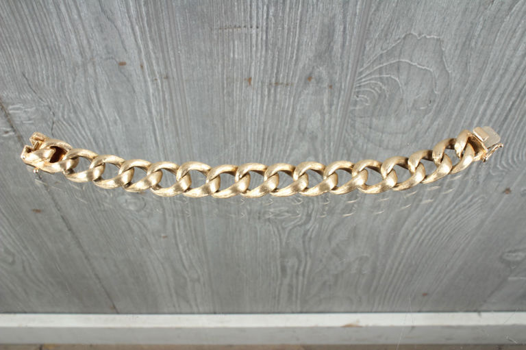 14k Gold Heavy Cuban Link Bracelet