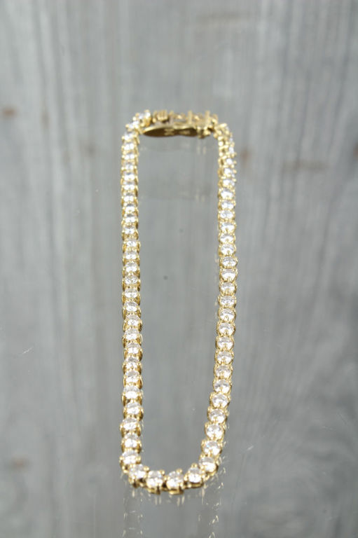 18k Diamond Strand Tennis Bracelet