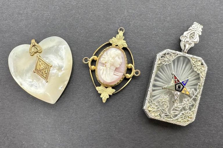3 Late Victorian Pendants