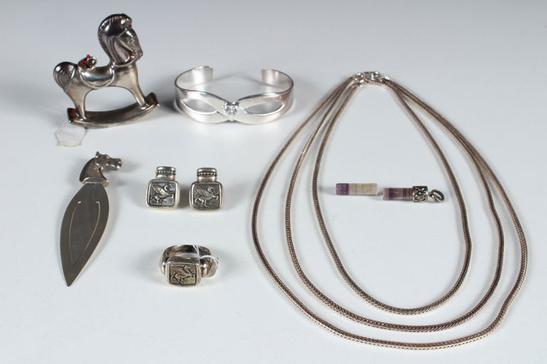 Assorted Sterling Silver Jewelry