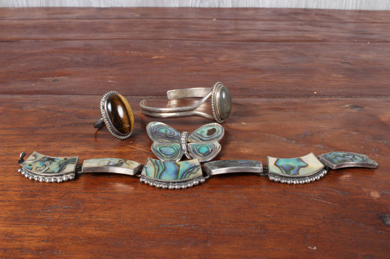 4 Pcs Mexican Silver