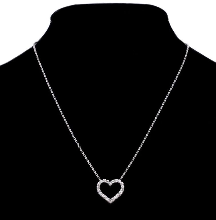 18K WG & Diamond Roberto Coin Necklace