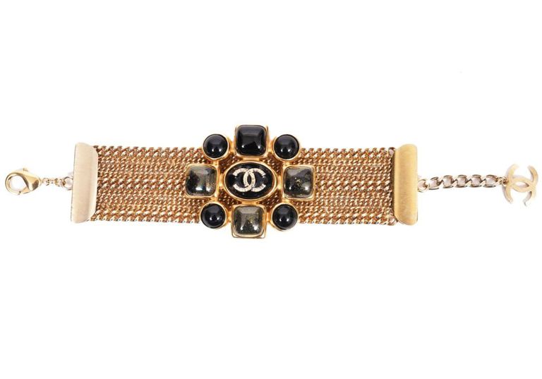Chanel Poured Glass Chain Bracelet 2007