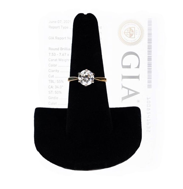14K YG Diamond Ring