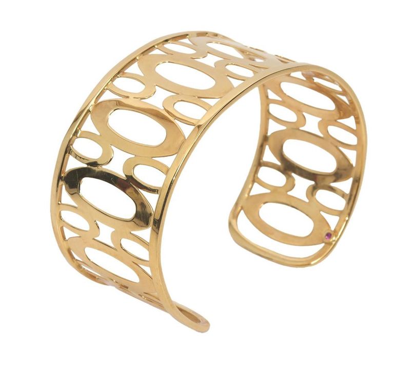 Roberto Coin 18kt Yellow Gold Cuff Bracelet