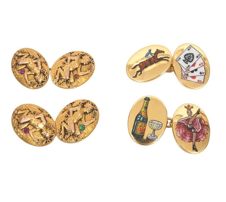Hancocks of London Cufflinks & Satyrs