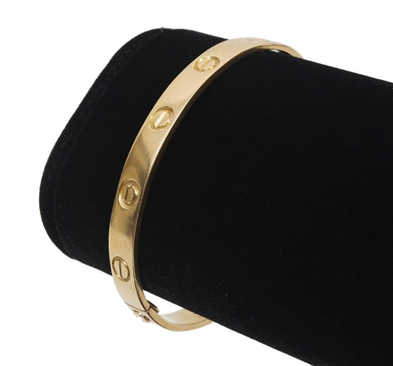 Vintage 18K Yellow Gold Cartier Love Bracelet