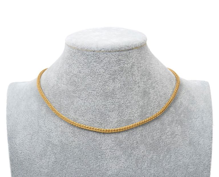 Ilias Lalalounis 18K YG Woven Chain