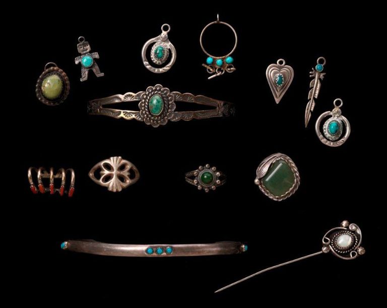 Native American Sterling Jewelry.
