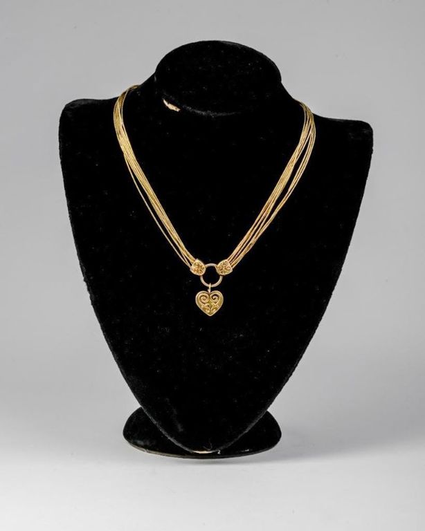 Gold-Toned Sterling Silver Necklace.