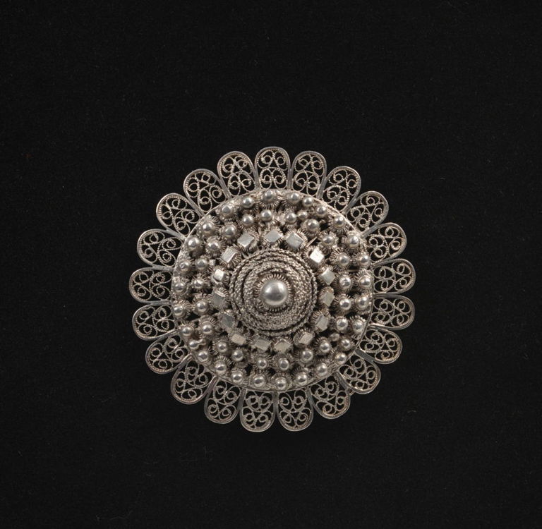 Filigre Mexican Sterling Pendant.
