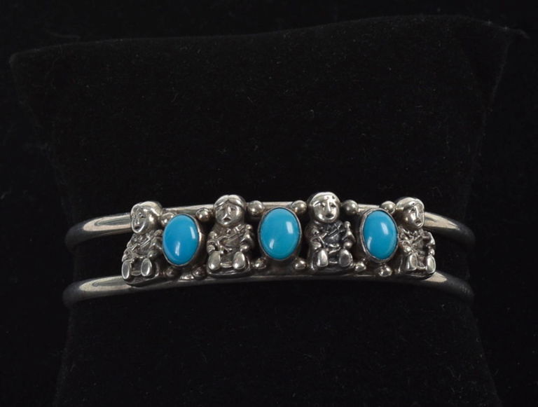 Sterling Turquoise Cuff.