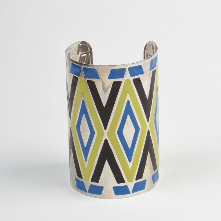 Large Enamel Cuff.