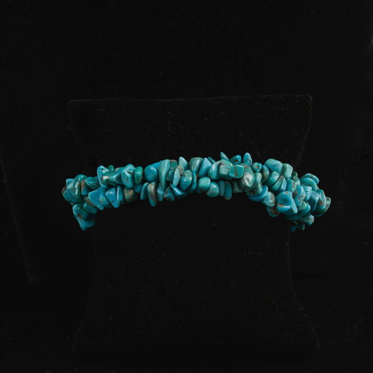 Raw Turquoise Bracelet.