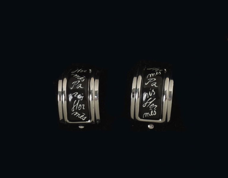 Hermes Clipon Earrings.