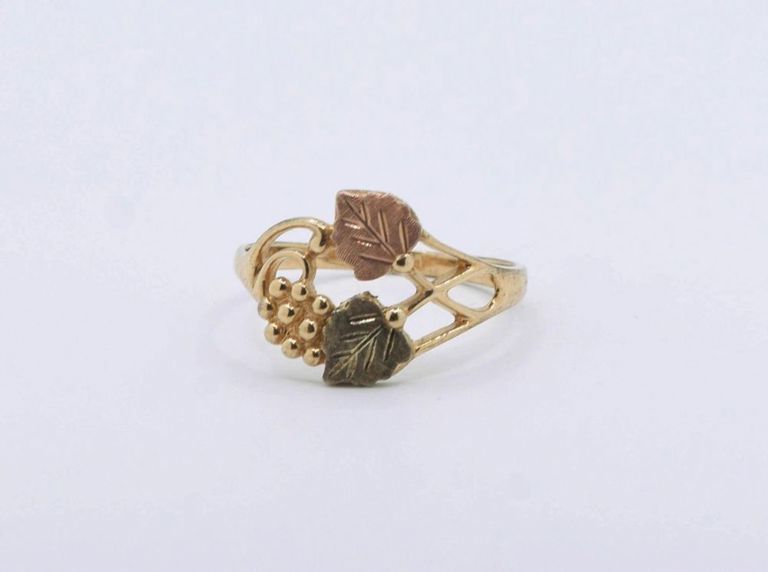 10K Tri-Color Gold Ring