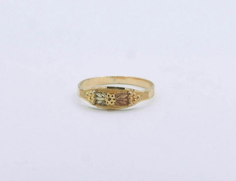 10K Tri-Color Gold Ring