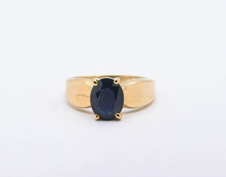 14K Sapphire Ring