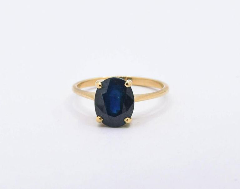 14K Sapphire Ring
