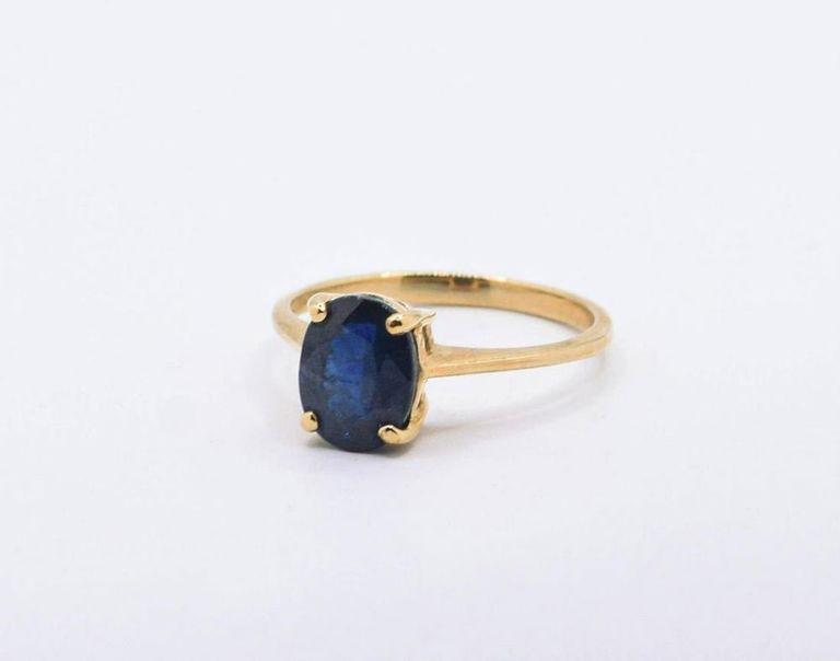 14K Sapphire Ring