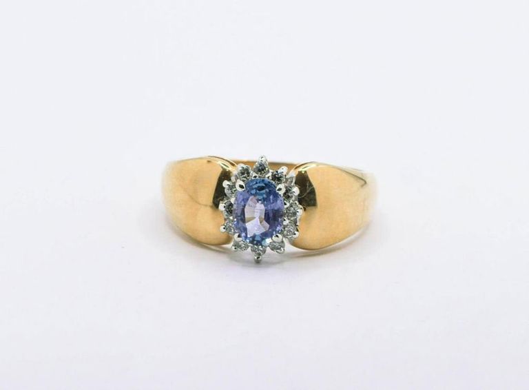14K Tanzanite & Diamond Ring