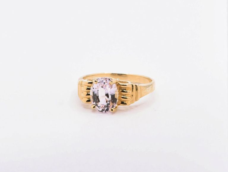 14K Kunzite Ring