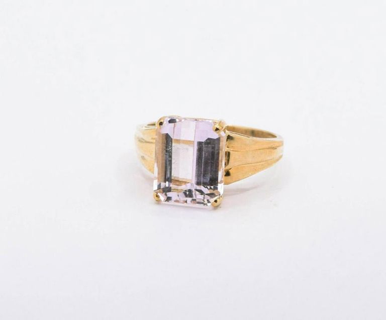 14K Kunzite Ring