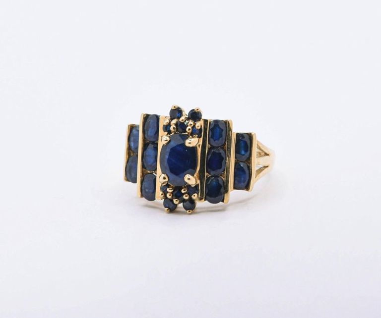 14K Sapphire Ring