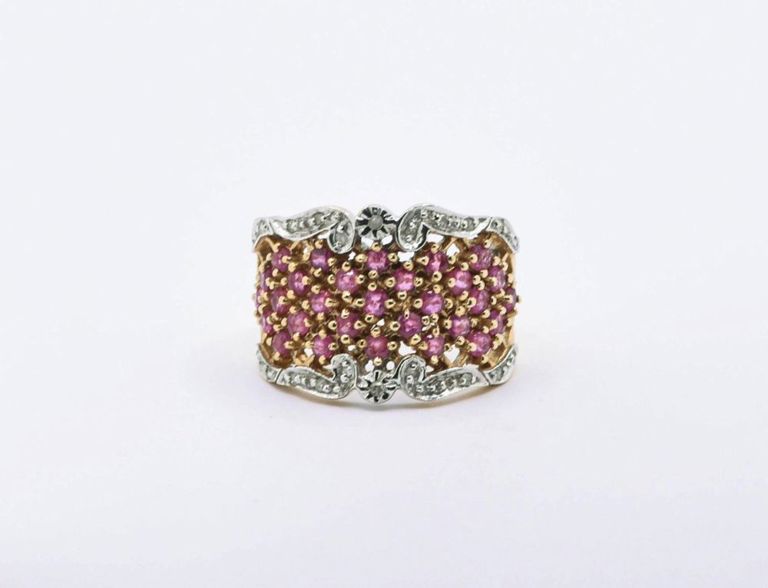 14K Ruby & Diamond Ring