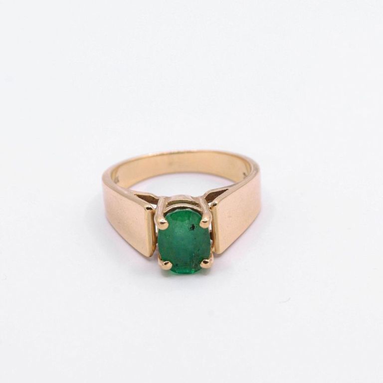 14K Emerald Ring