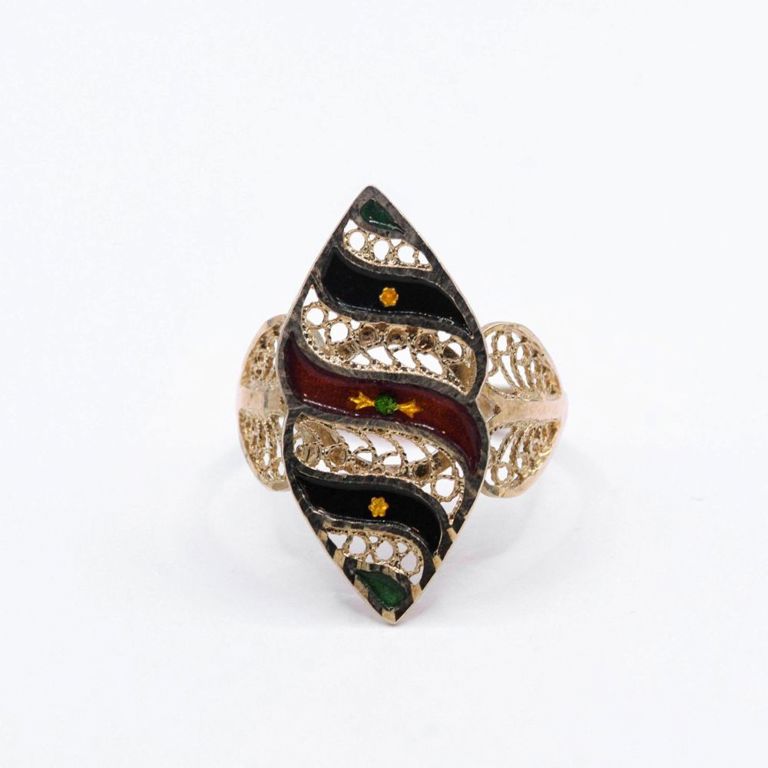 10K Filigree Ring