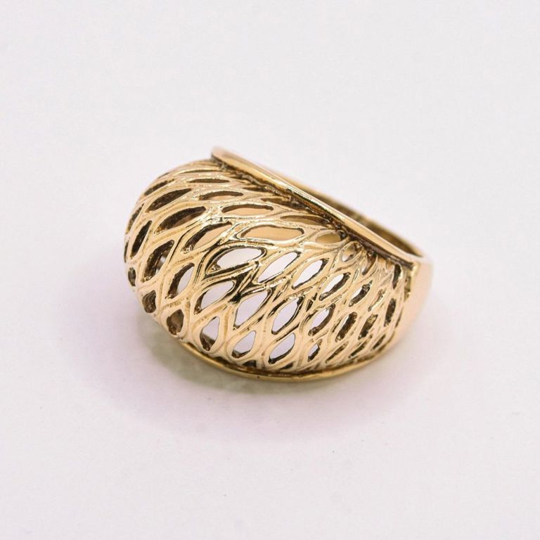 10K Dome Ring