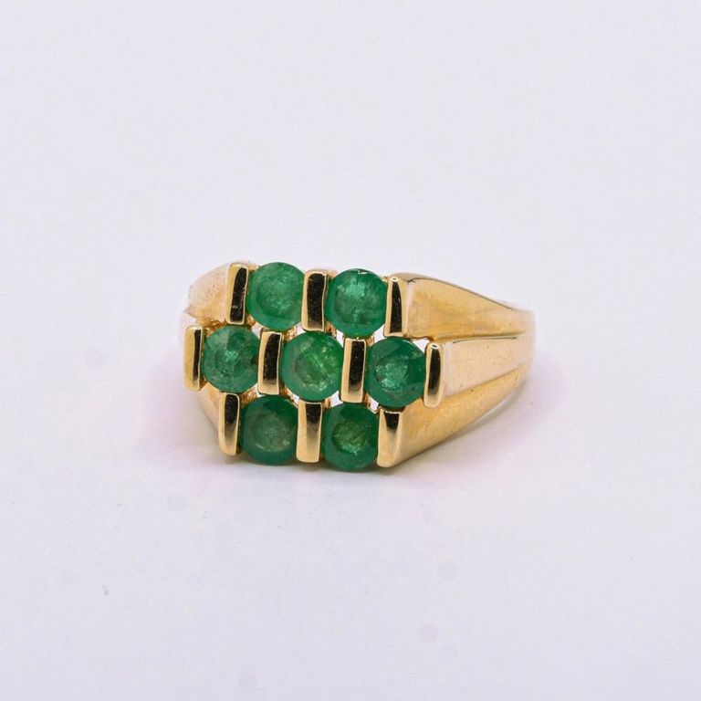 14K Emerald Ring