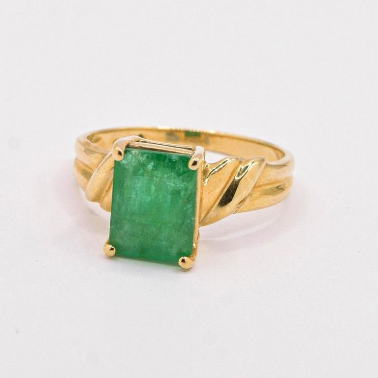 14K Emerald Ring