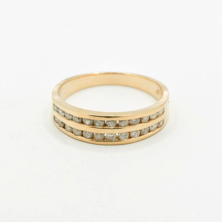 14K Diamond Anniversary Band