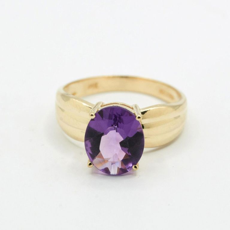 14K Amethyst Ring