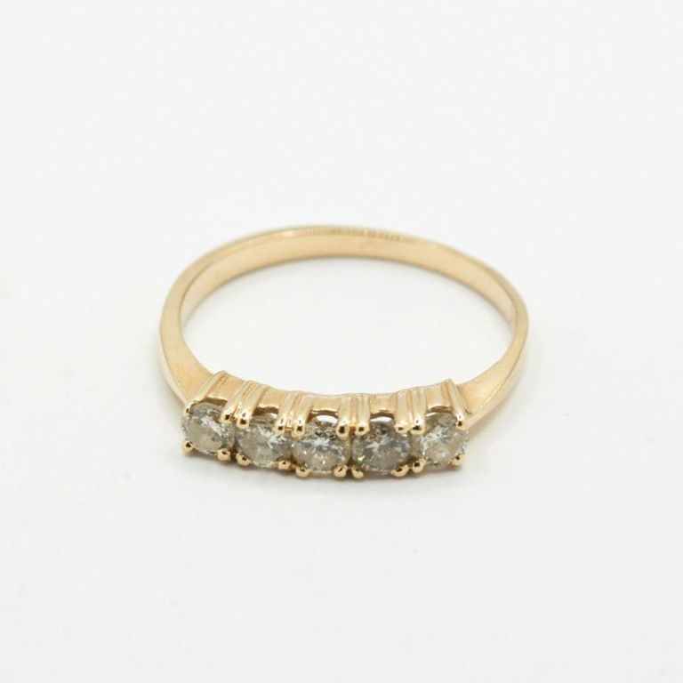14K Diamond Band