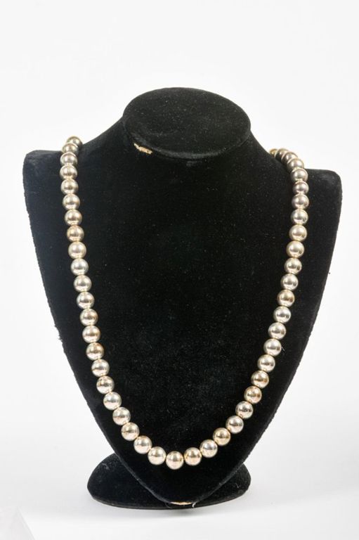 Sterling Silver Ball Necklace