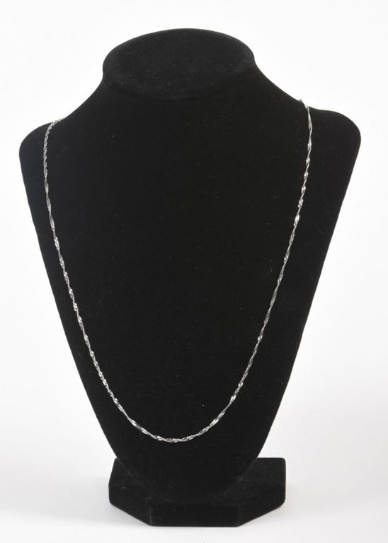 Sterling Silver Loose Rope Necklace