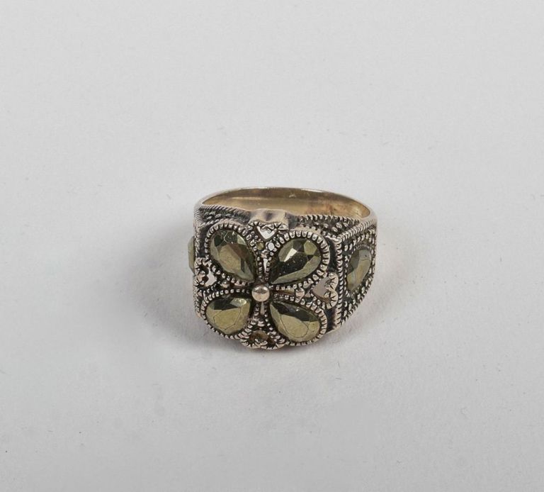 Sterling Silver Marcasite Ring