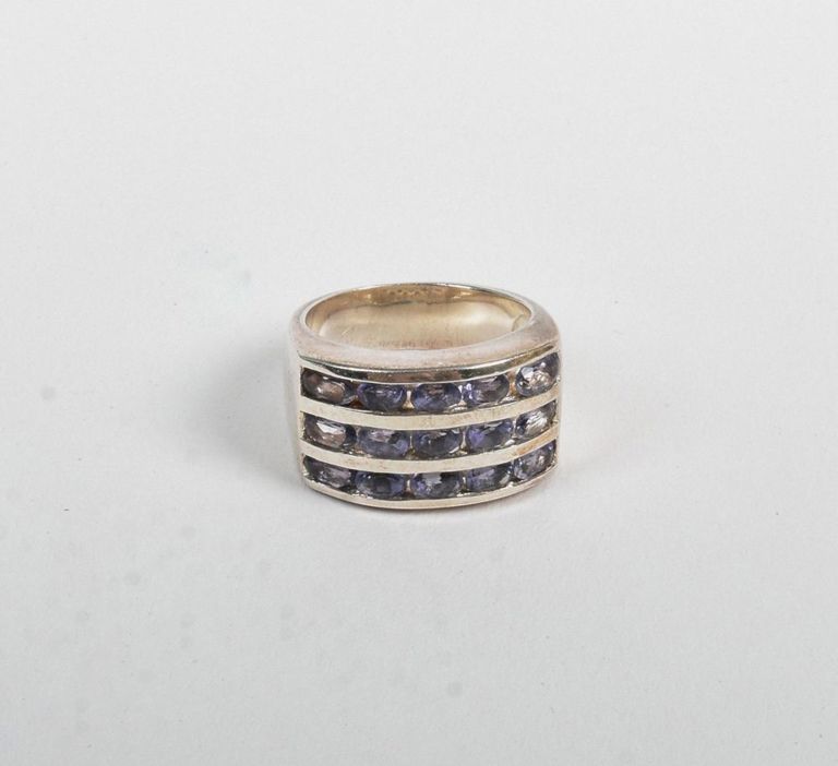 Sterling Silver Tanzanite Ring