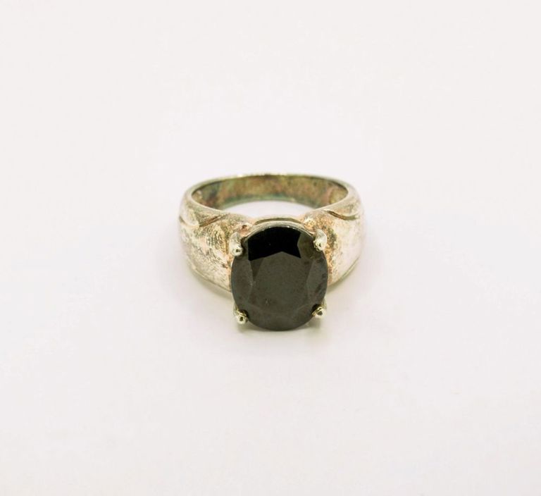 Sterling Silver Black Onyx Ring