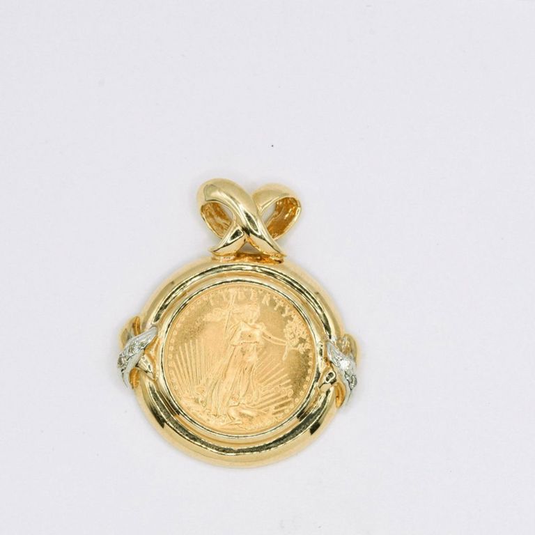 2000 American Eagle $5 Coin Pendant