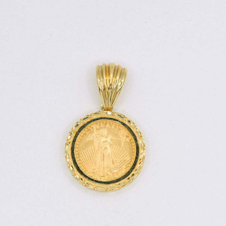 2001 American Eagle $5 Coin Pendant