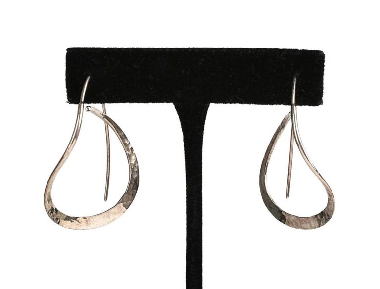 Sterling Silver Handcrafted Hoop Earrings