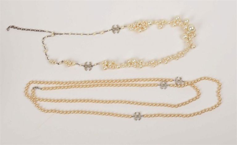 Two Chanel Pearl Necklaces
