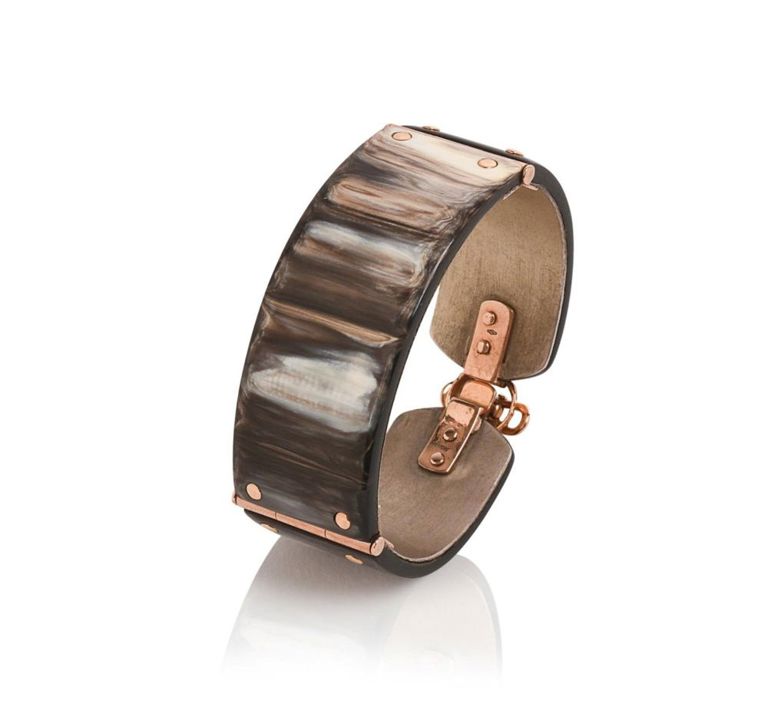 14K YG Frederica Rettore Zebu Horn Bracelet