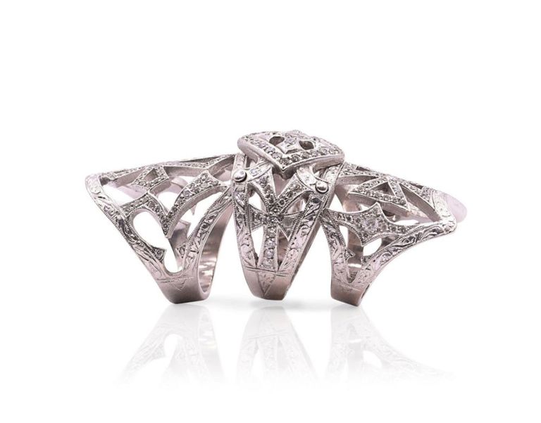 18K Loree Rodkin Articulated Bondage Ring