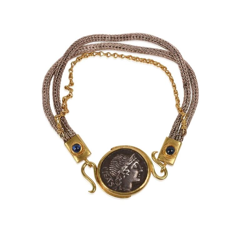Neo Babylonian Bracelet By Louise Parrish and Winifred Wager