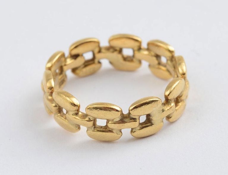 18k Gold Chain Link Ring, Tiffany & Co.